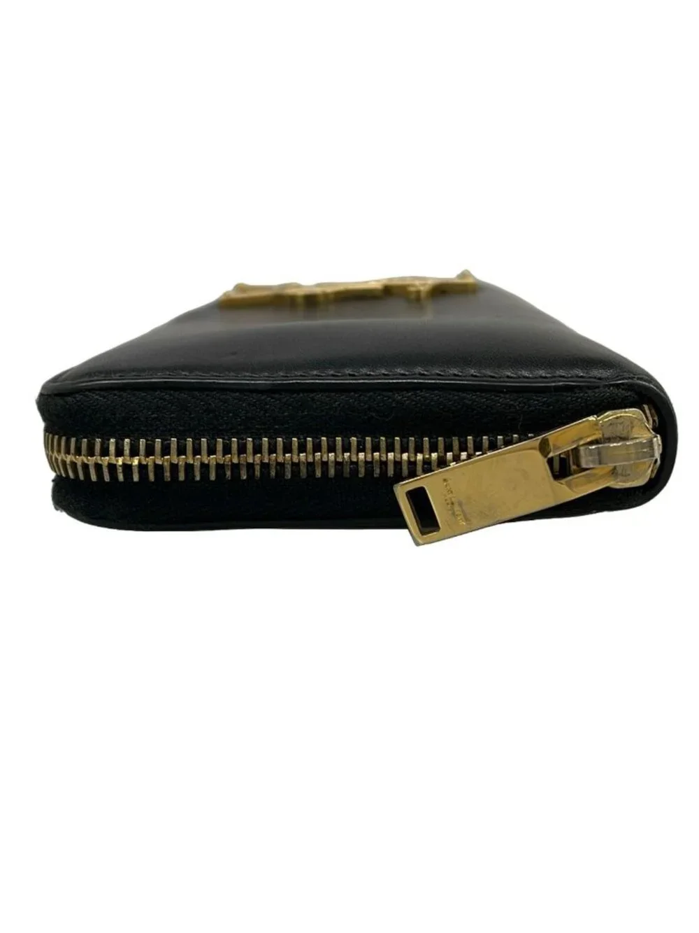 Saint Laurent Paris Wallet Black Zip Around Leather - Picture 8 of 13